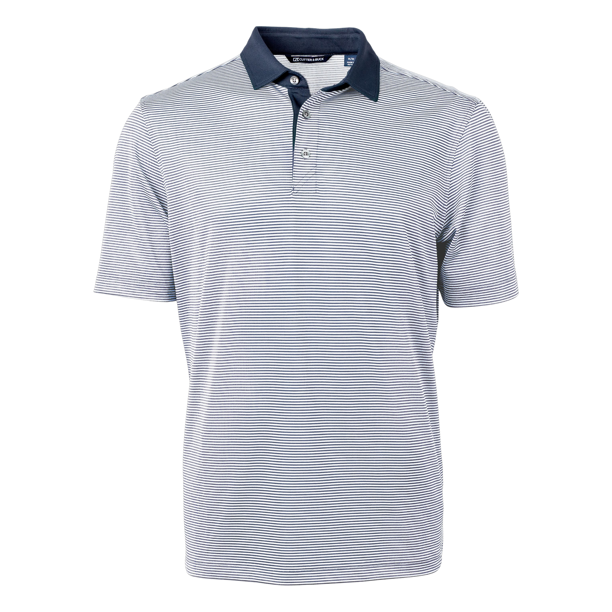 Virtue Pique Micro Stripe Polo